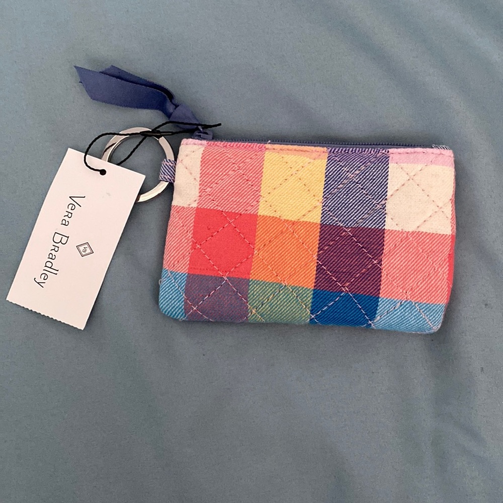 Vera Bradley Zip ID Keychain
